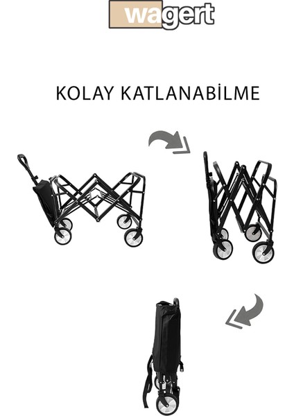 Küçük Çok Amaçlı Katlanır Kamp Piknik Tatil Sahil El Arabası Bahçe Pazar Kamp Eşya Taşıma Arabası modelleri