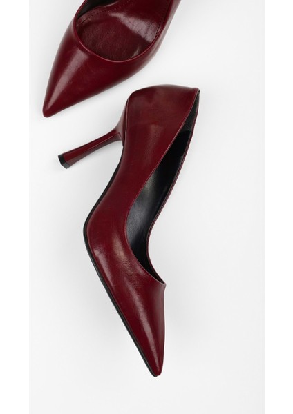 Kadın Vague Bordo Cilt Stiletto fiyatları