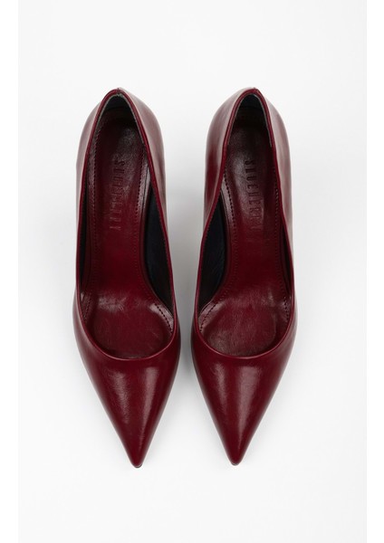Kadın Vague Bordo Cilt Stiletto modelleri
