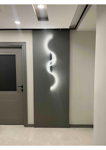 3 Renkli Aplik Işığı, Modern Tasarım, Antrasit Renk, Alüminyum, E27 Duy, Gri modelleri