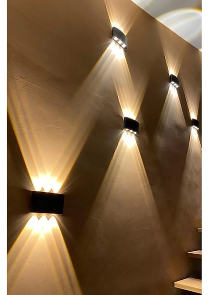 10W çift taraflı LED duvar aplikı, şık ve doğal gün ışığı aydınlatması fiyatları