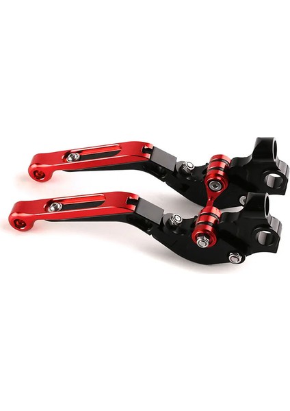 Kymco Ak 550 Uyumlu Ayarlanabilir Katlanabilir Uzayabilir Manet Siyah