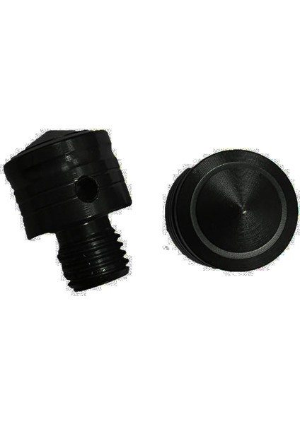 Universal 10 mm Siyah Vida Tapası - Ayna Delik Tıkacı - Ayna Vidası