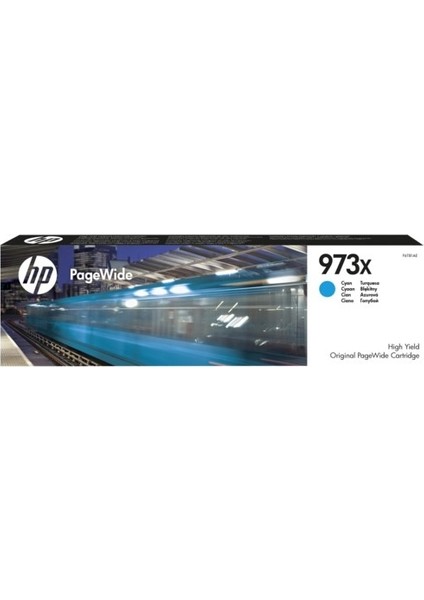 <![cdata[hp F6T81AE (973X) Camgobegı Yuksek Kapasıtelı Pagewıde Murekkep Kartusu 7000 Sayfa]]>