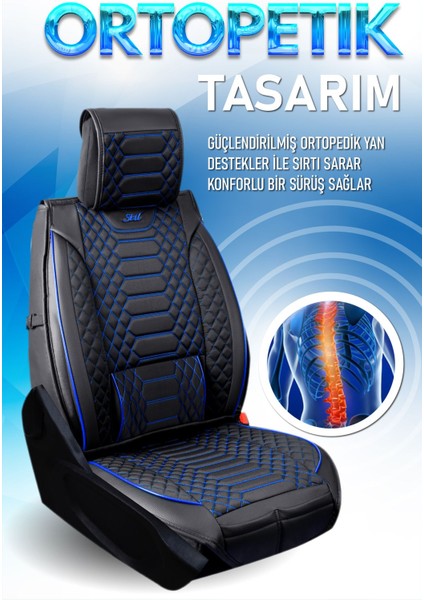 Hyundai Tucson (2005-2009) Uyumlu Tam Set Oto Koltuk Kılıfı Crystal Serisi .6 fırsatları