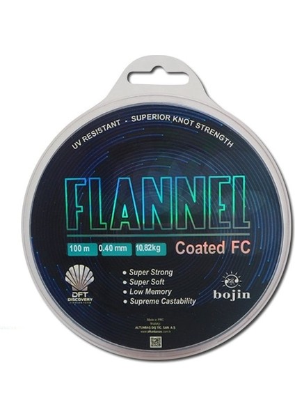 Bojin Flannel FLUOROCARBON 100 M 0.40 mm Misina