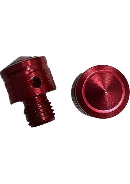 Universal 10 mm Kırmızı Vida Tapası - Ayna Delik Tıkacı - Ayna Vidası