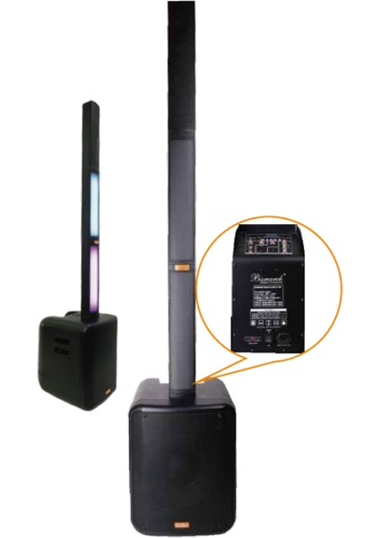 LK-1719-12K Aktif | Digital | Mikserli | Arrey | Set Hoparlör