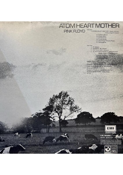 Pink Floyd – Atom Heart Mother 1970LER Baskı Lp fiyatları