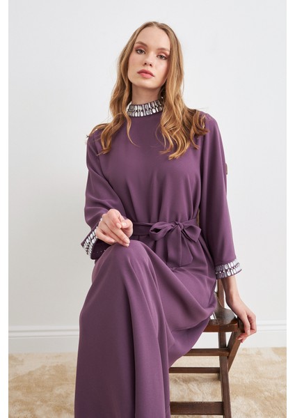 Beril Taşlı Elbise - Leylak modelleri