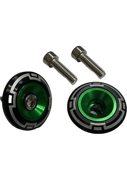 6 mm Desenli Yeşil Sehpa Yüzüğü