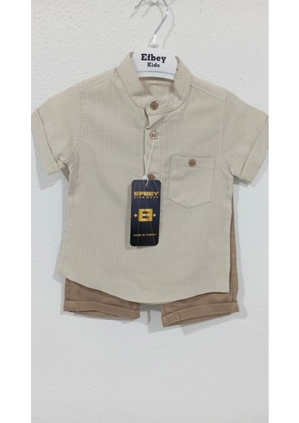 Hakim Yaka Yarım Patlı Kısa Kol Gömlek 2 Li Takım