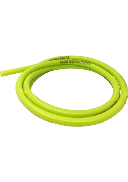Universal Motosiklet Yakıt Hortumu Florasan Sarı Yüksek Sıcaklık ve Yüksek Basınca Dayanıklı 5 x 8 mm 155 cm