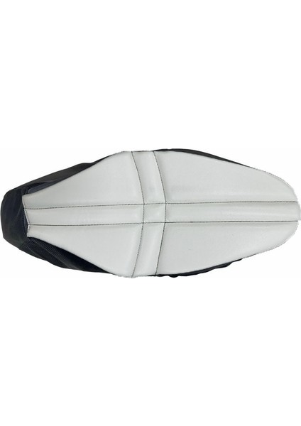 Honda Pcx 2014 - 2024 Uyumlu Konfor Hava Destekli Koltuk Kılıfı (Minder) Beyaz