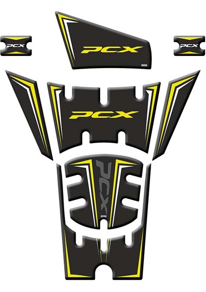Honda Pcx 2025 Uyumlu Tank Pad 006