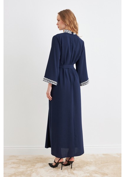 Beril Taşlı Elbise - Lacivert fırsatları