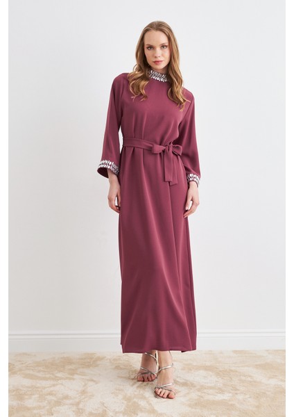 Beril Taşlı Elbise - Gül Kurusu fiyatları