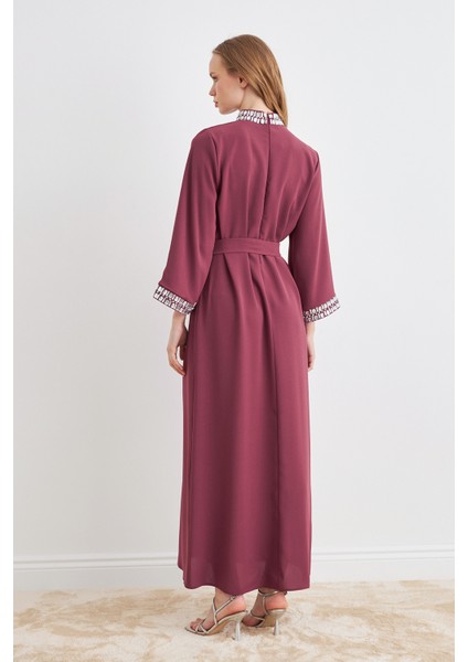 Beril Taşlı Elbise - Gül Kurusu fırsatları