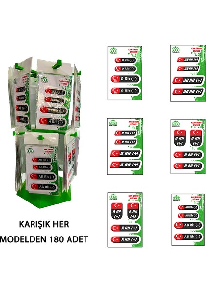 Kan Grubu Set 120 Li Damla Logo
