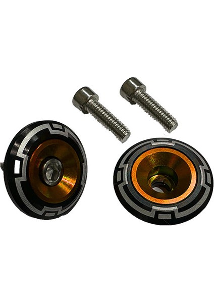 6 mm Desenli Turuncu Sehpa Yüzüğü