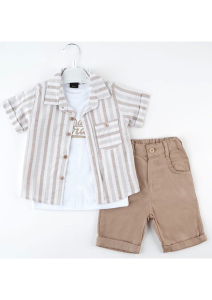 Kısakollu Cepli 3 Lü Takım