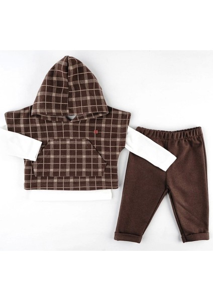 Yarasa Kol Salaş Kapşonlu 3lü Takım