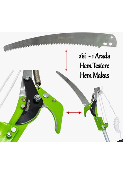 Baytec Alüminyum Saplı Teleskopik Tepe Makası 2.80 cm