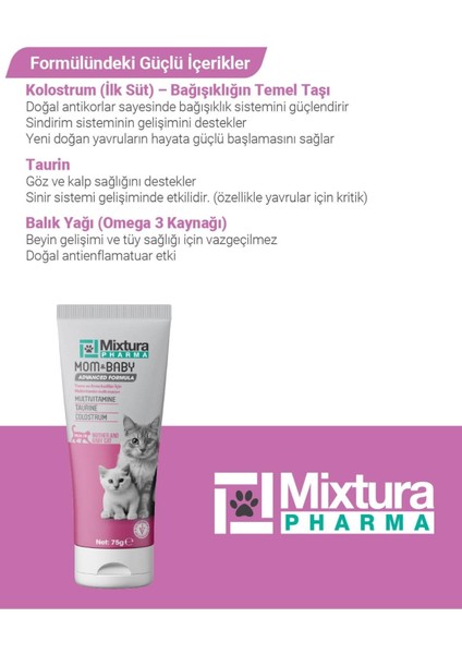 Mom&baby Yavru ve Anne Kediler Için Multivitamin Macunu - Kedi Maltı - Kedi Vitamini fiyatları