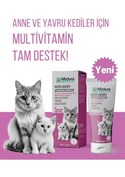 Mom&baby Yavru ve Anne Kediler Için Multivitamin Macunu - Kedi Maltı - Kedi Vitamini modelleri