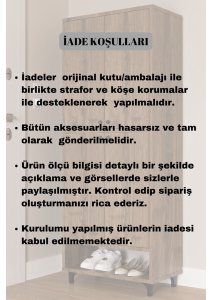 9 Raflı 4 Kapaklı Modern Ayakkabılık , Kiler Dolabı , Çok Amaçlı Dolap