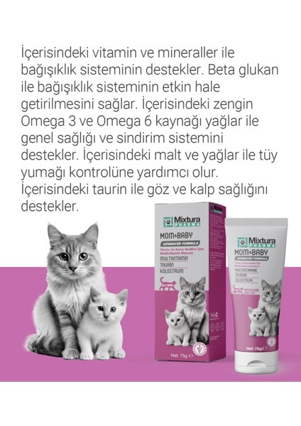 Mom&baby Yavru ve Anne Kediler Için Multivitamin Macunu - Kedi Maltı - Kedi Vitamini indirimleri