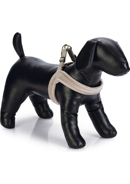 Dbl Köpek Göğüs Tasması, Velur, Gri, S, 20MM x 52CM fiyatları
