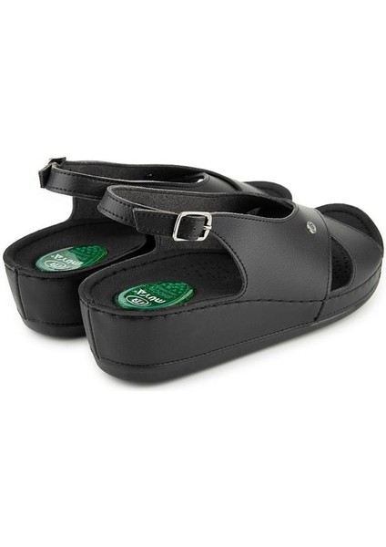 Ingane 35207-430 Topuk Jelli Anatomik Taban Kadın Sandalet Siyah 36-40 fırsatları