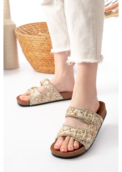 Pien Çift Tokalı Şık Günlük Ful Ortapedik Terlik fırsatları