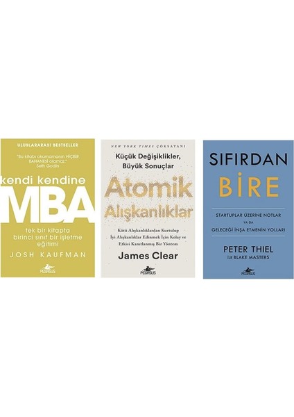 Mba + Atomık Alıskanlıklar + Sıfırdan Bıre =3 Set