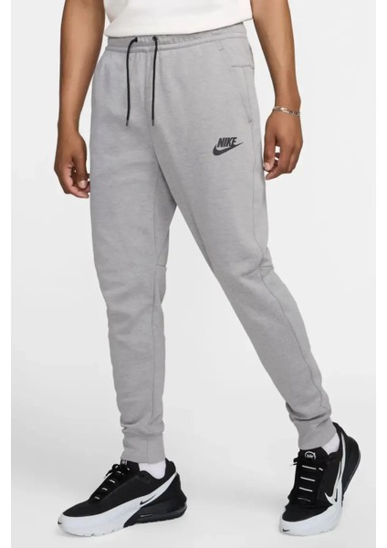 Sportswear Tech Fleece Taper Leg Jogger Daralan Kesim Gri Erkek Eşofman Altı