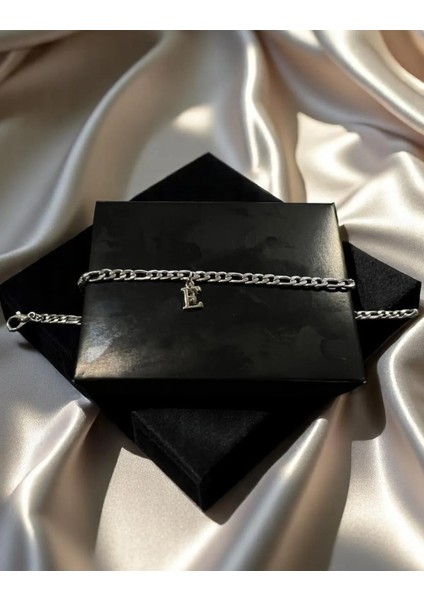 Harfli Çelik Bileklik , Baş Harfli Bileklik ,sevgili , Çift , Arkadaş , Eşe Hediye