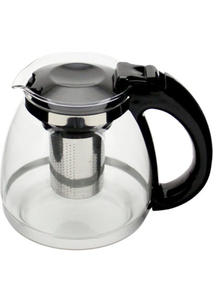 Luca Süzgeçli Cam Demlik - Çay Makinesi Uyumlu Cam Demlik - 1500 ml