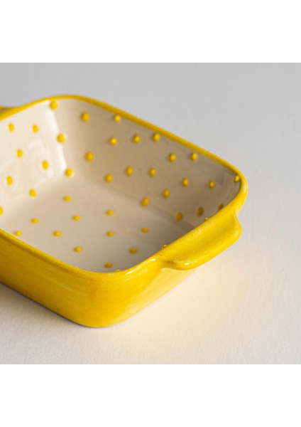 Sunbeam Square Trio Set - 7X10X3,5 cm Ceramics Set