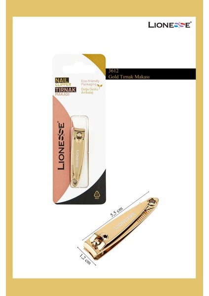 Gold Küçük Tırnak Makası (Törpülü) 3612