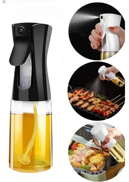 Cam yağ püskürtücü şişe, hijyenik ve pratik mutfak gereci, 0-249 ml, kahverengi
