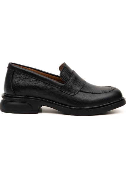 Bağcıksız Hakiki Deri Günlük Rahat Loafer Ayak.