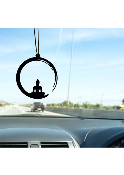 Zen Buddha Metal Araba Dikiz Ayna Süsü | Oto Aksesuar
