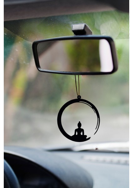 Zen Buddha Metal Araba Dikiz Ayna Süsü | Oto Aksesuar fiyatları