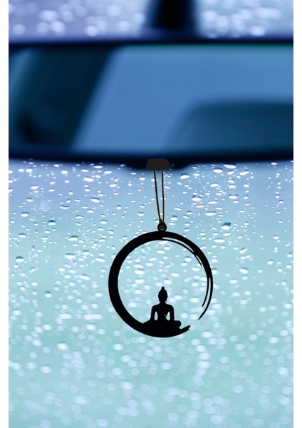 Zen Buddha Metal Araba Dikiz Ayna Süsü | Oto Aksesuar modelleri