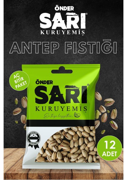 Antep Fıstığı Kuruyemiş 30 gr x 12 Adet Aç Bitir Paket