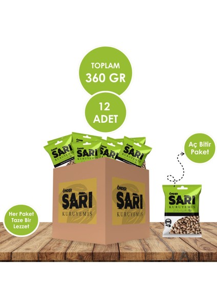Antep Fıstığı Kuruyemiş 30 gr x 12 Adet Aç Bitir Paket
