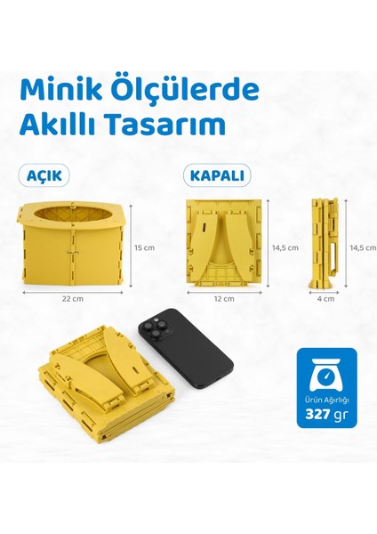 Lazımlık, Portatif Seyahat Tipi Katlanabilir Taşınabilir Çocuk Tuvaleti