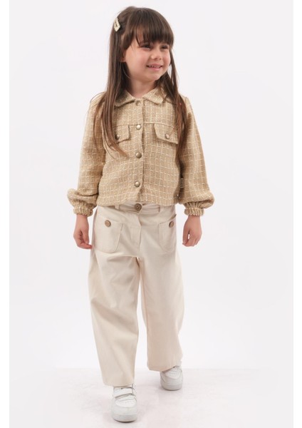 Ispanyol Paça Pantolon & Ceket Kız Çocuk Seti – Şık Kombin (2-5 Yaş) fiyatları