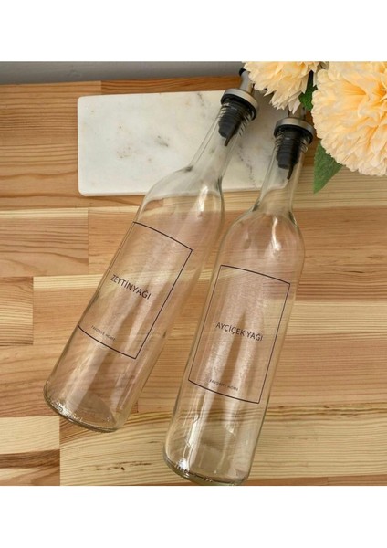 Turuncu Ahşap 3'lü Yağlık ve Sirkelik Seti, damlatmaz kapak, şeffaf tasarım, 750 ml fiyatları